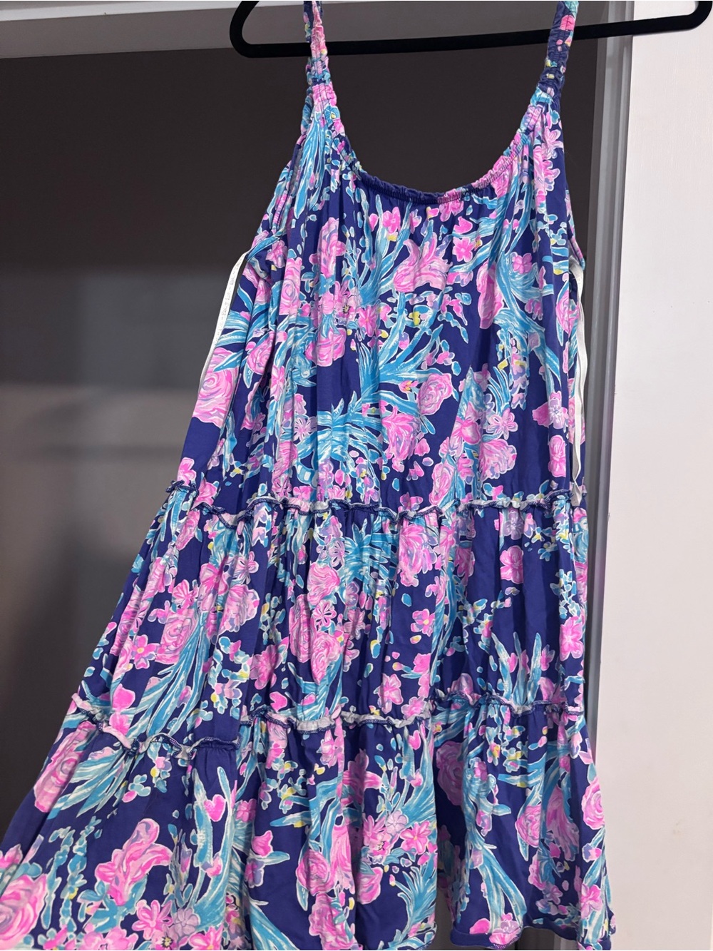 Lilly Pulitzer Loro Swing Dress “Corsica Blue Toucan Party” - Picture 1 of 3